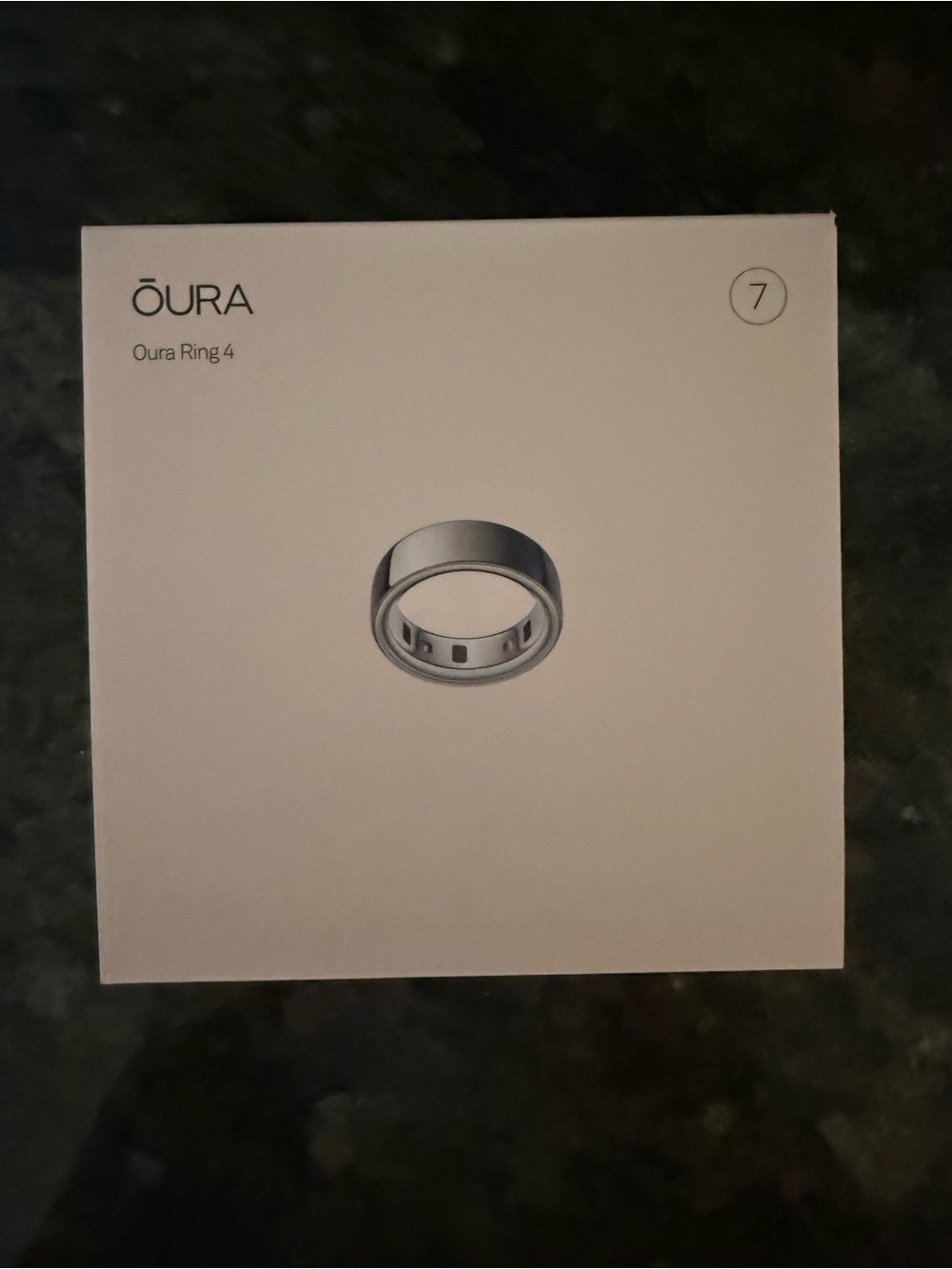 Oura Silver Smart Ring (Size 7)